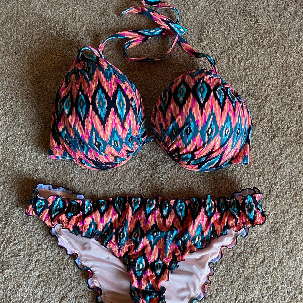 Colorful Print Bikini